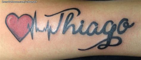 tatuaje de nombre thiago|Tatuajes y diseños del nombre Thiago